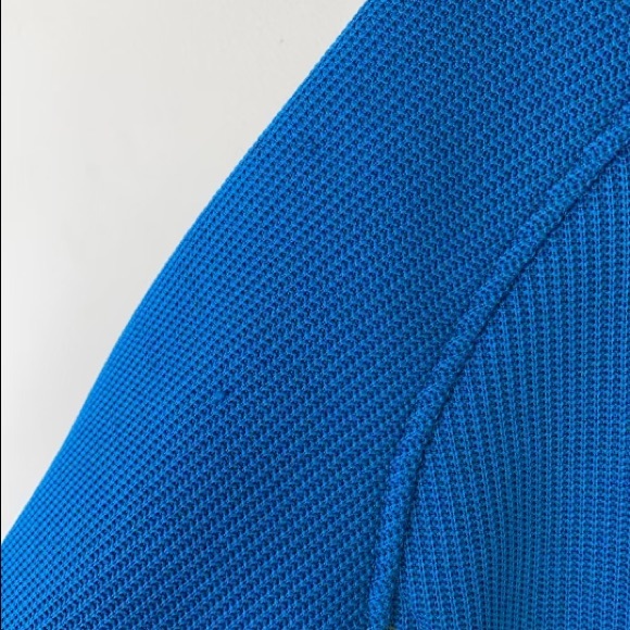 SPYDER Blue Fleece Lined Knit Jacket | L - Picture 10 of 10
